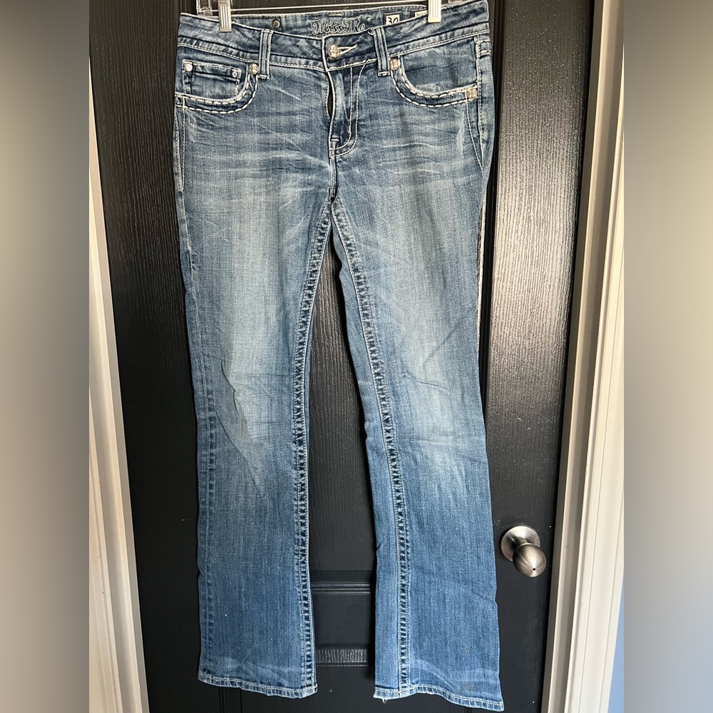 Miss Me Blue Boot Cut Jeans Classic Denim
